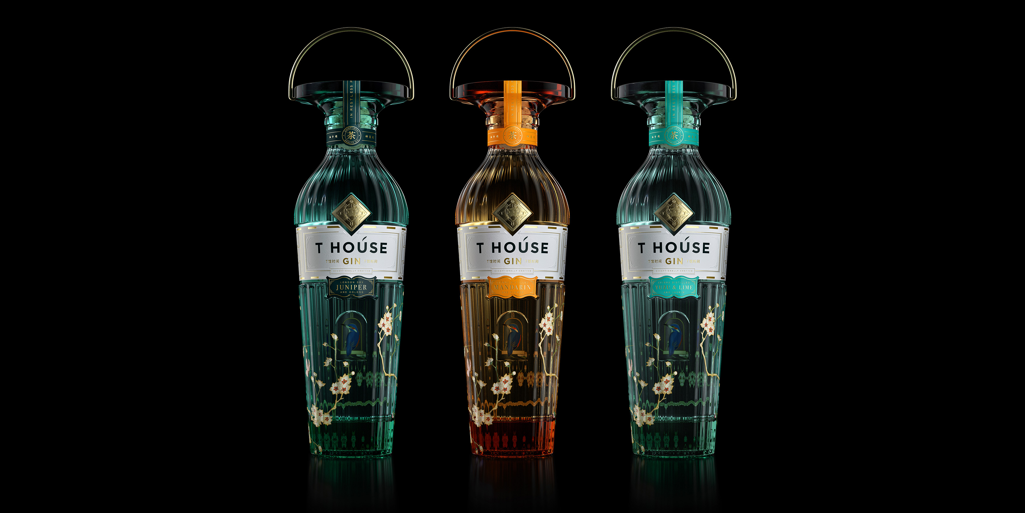 T House Gin，由Intertype Studio設(shè)計(jì)的超級優(yōu)質(zhì)烈酒