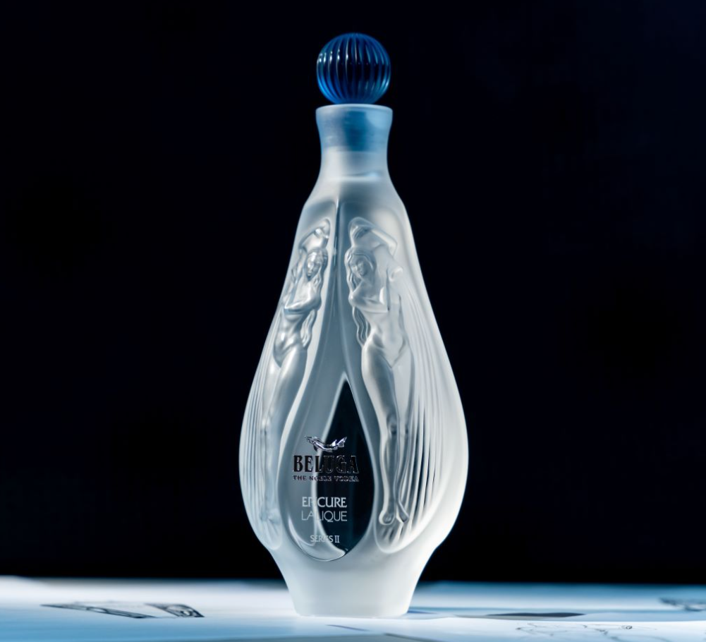 Lalique 和 Beluga 推出 Beluga Epicure Series II，合作推出伏特加包裝設(shè)計(jì)